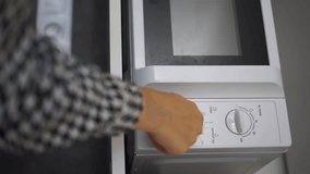 turn on the microwave vertical video
