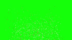 birthday celebration confetti, congratulations animated greeting background greenscreen rainbow red blue usa - Powered by Shutterstock - Get 15% off with code: PIKWIZARD15