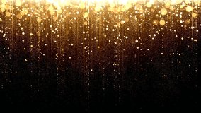 Beautiful background animation, perfectly usable for Christmas, New Year's Eve or any topic related to wealth or glamour.

