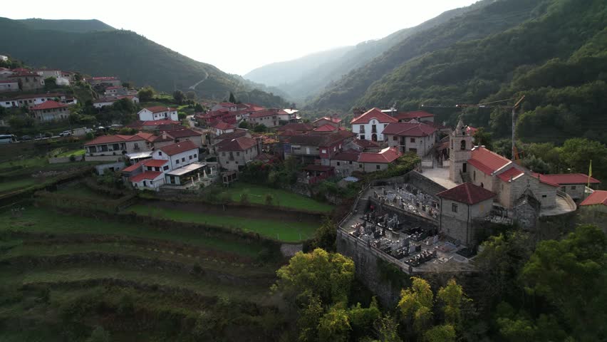 Picturestique Portuguese Village of Sistelo, Portugal