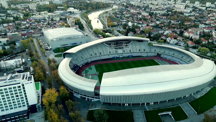 Cluj Arena Building in Cluj-Napoca