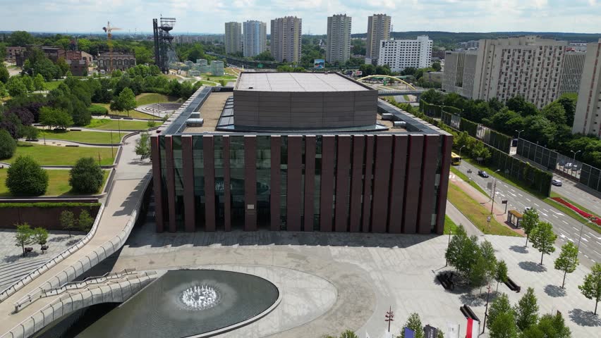 NOSPR building in Katowice, Poland (Polish National Radio Symphony Orchestra)