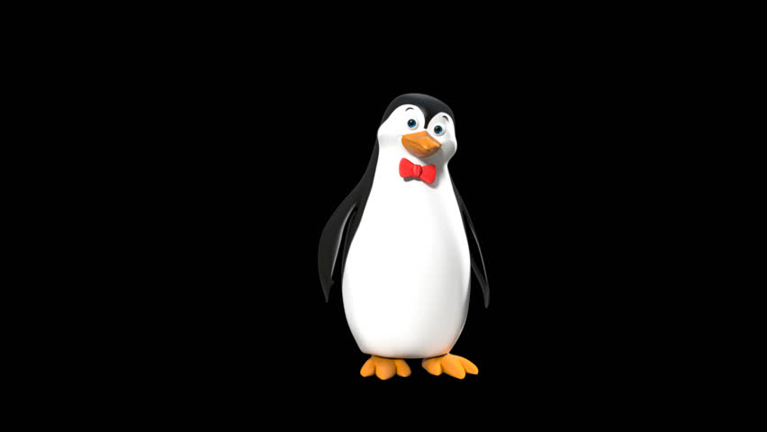 3D Animated Penguin Laughing Out Like Crazy Royalty-Free Stock Footage #1110522193