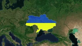 Discovering the Diverse Landscapes of Ukraine: Detailed Map Stock Footage - Powered by Shutterstock - Get 15% off with code: PIKWIZARD15