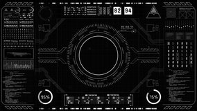 Futuristic user interface head up display screen with infographic elements. Display for digital background computer, Desktop display screen motion virtual technology background - Powered by Shutterstock - Get 15% off with code: PIKWIZARD15