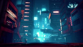 Futuristic city in cyberpunk style animatino - Powered by Shutterstock - Get 15% off with code: PIKWIZARD15
