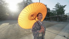 Geisha walking in Kyoto, Japan - Slow Motion