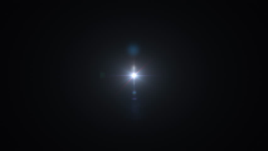 Loop center colorful star optical lens flares shine light rotation shine animation art on black abstract background for screen project overlay.Lighting lamp rays effect dynamic bright video  Royalty-Free Stock Footage #1110613565