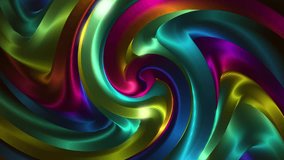 Abstract 3d bright background in 4k with rainbow lines, ribbons. Wavy smooth silk in abstract color. Multicolor liquid pattern concept. Moving rainbow, multi-colored stripes. Abstract. 3D Illustration - Powered by Shutterstock - Get 15% off with code: PIKWIZARD15