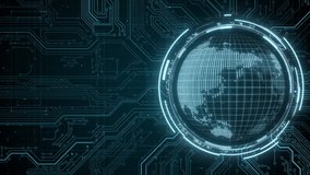 World map and earth sphere on CPU integrated circuit board. 3D render abstract background. Blockchain web 3.0 defi and crypto currency NFT concept. Bitcoin mining and cryptocurrency wallet - Powered by Shutterstock - Get 15% off with code: PIKWIZARD15