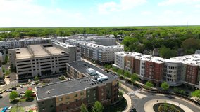 This video shows scenic aerial views of Rowan University.  Rowan University is a public research university in Glassboro, New Jersey, with a medical campus in Stratford and medical and academic campus