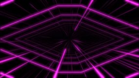 futuristic neon light zooming corridor abstract  background colorful spectrum looped , pink ultraviolet neon lamps fluorescent flashing tunnel vj loop technology futuristic style animation background  - Powered by Shutterstock - Get 15% off with code: PIKWIZARD15