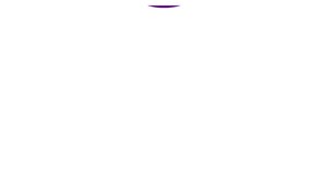 Animated violet symbol of lightning. Energy icon of power. Electric flash. Vector illustration isolated on white background.