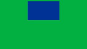 Green screen Cape Verde flag animation 