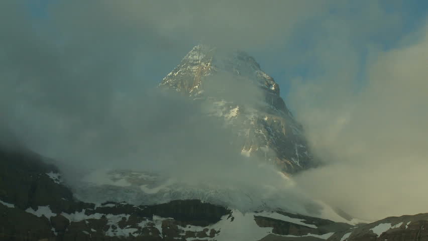 Mount Assiniboine cloud time lapse