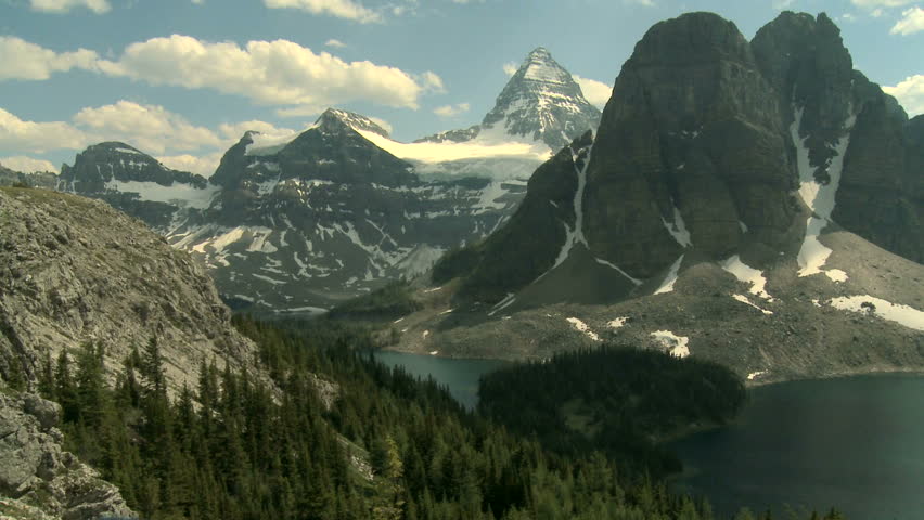 Mount Assiniboine and area in the Canadian Rockies time lapse