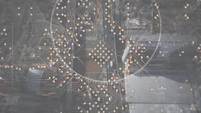 Animation of data processing over cyber monday sale text. Retail, sales, christmas and shopping concept digitally generated video. - Powered by Shutterstock - Get 15% off with code: PIKWIZARD15