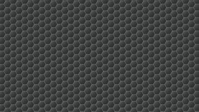 Abstract honeycomb pattern in blue and gray on black background. Hexagonal structure created by small squares. Geometric design - Powered by Shutterstock - Get 15% off with code: PIKWIZARD15