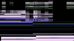 Glitch noise static television VFX. Visual video effects stripes background, tv screen noise glitch effect. Video background, transition effect for video editing, intro and logo reveals with sound.