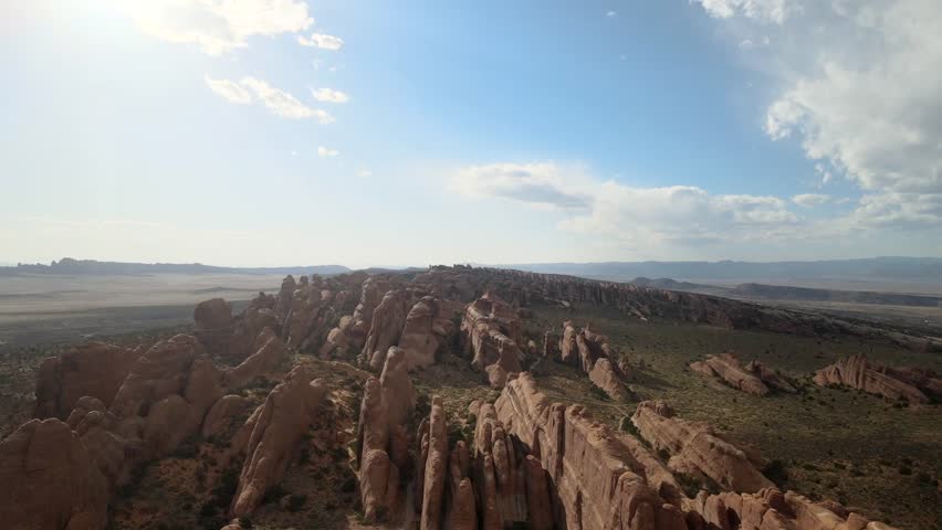 The peak of Arches National Park.
