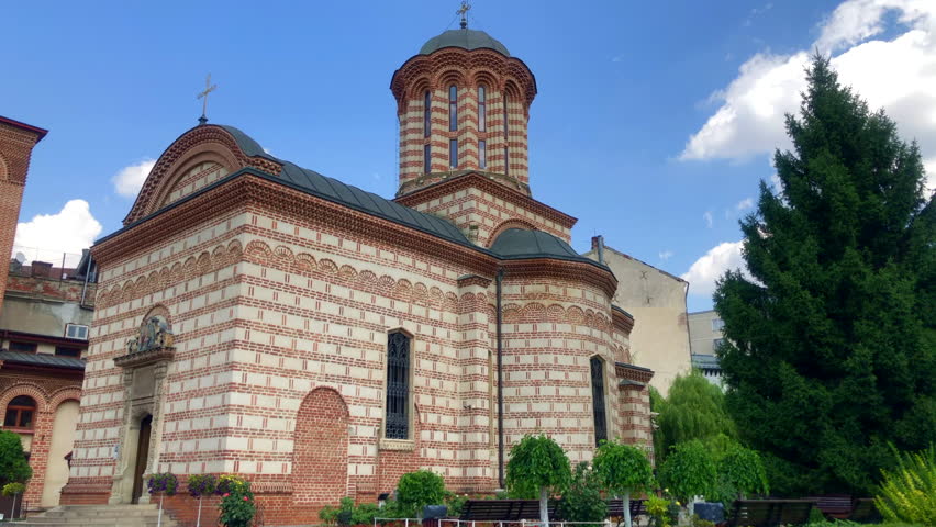 Orthodox Church. Saint Anthony Church. Bucharest, Romania.