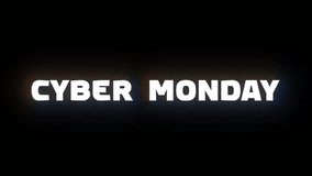 Cyber Monday glitch banner. Web banner for cyber monday sales with distortion effect. Digital sales. Glitch design for advertising on websites. - Powered by Shutterstock - Get 15% off with code: PIKWIZARD15