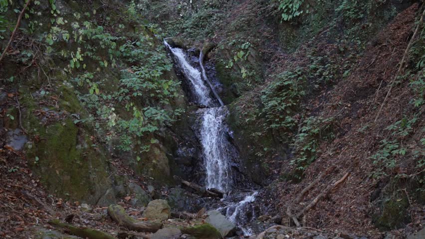 Gyakkyo Falls Minamikoma District, Yamanashi Prefecture | Shutterstock HD Video #1110757195