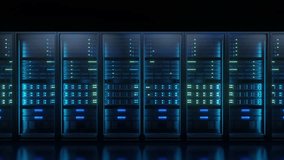 Server room with line network data, speed line internet - Powered by Shutterstock - Get 15% off with code: PIKWIZARD15