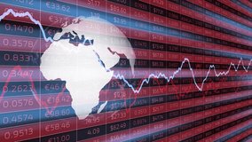 Artistic business infographic animation with earth globe rotation background. Conceptual economy recession.	
 - Powered by Shutterstock - Get 15% off with code: PIKWIZARD15