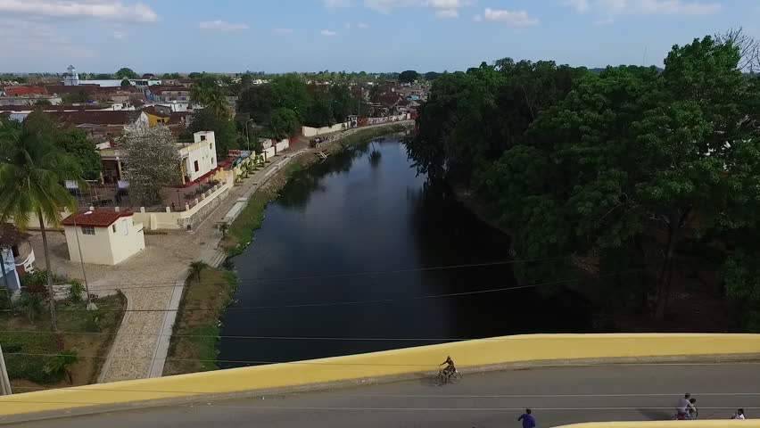 Santi Spiritus, Cuba Aerial views of colonial city