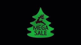 Impress your customers this holiday season with our 3D animated Christmas sale tag, adding a touch of magic to your offers.
