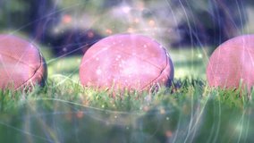 rugby football mosaic pattern geometric energy a stream of luminous particles, a cycle of a stream of luminous particles. light effects moving and flexible lines in abstract style. profit energy med - Powered by Shutterstock - Get 15% off with code: PIKWIZARD15