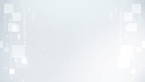 Abstract white particle business corporate digital technology on elegant clean gray Background. Modern motion pattern graphic network cyberspace concept. - Powered by Shutterstock - Get 15% off with code: PIKWIZARD15