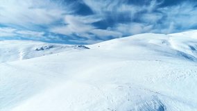 Snow covered mountain. Aerial and snowy view of Sabalan mountain. Ardabil.Tabriz. Iran. - Powered by Shutterstock - Get 15% off with code: PIKWIZARD15