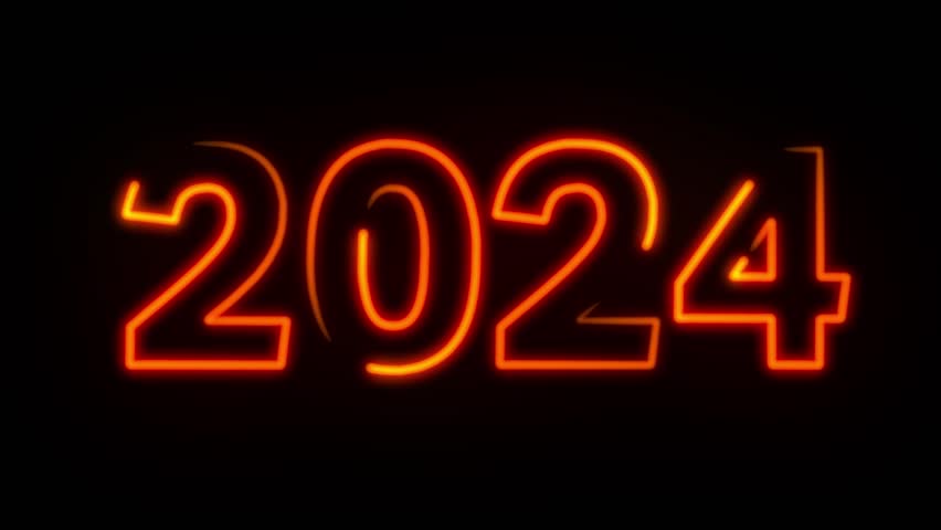 2024 Hapy New Year Text