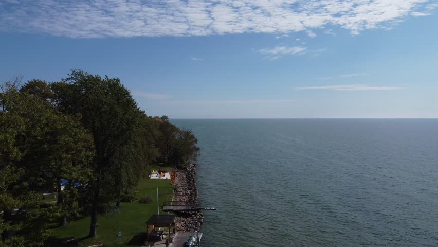 Drone Footage of Lake Erie