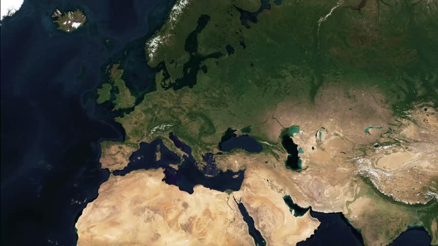 Discovering the Diverse Landscapes of Moldova: Detailed Map Stock Footage