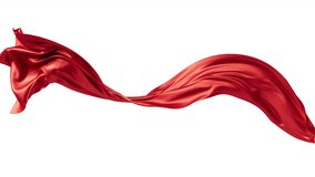 Flowing wave cloth curve line with alpha channel, 3d rendering. Motion graphic. - Powered by Shutterstock - Get 15% off with code: PIKWIZARD15
