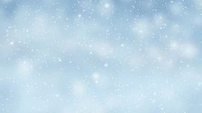 Calm falling snow flakes winter background. 4K seamless looping Christmas background - Powered by Shutterstock - Get 15% off with code: PIKWIZARD15