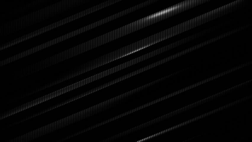 Stylish dark abstract background animation with flowing diagonal metallic lines or blades. This modern minimalist motion background is full HD and a seamless loop.