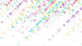 Colorful squares abstract minimal geometric background. Seamless looping motion design. Video animation Ultra HD 4K 3840x2160