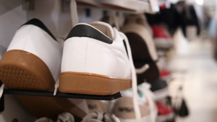 shoes display for sale at local store 