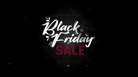 Black Friday sale text animation. Black Friday Special Discount 4k video template. Black Friday sale Lettering Animation with shining effect. - Powered by Shutterstock - Get 15% off with code: PIKWIZARD15