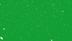 Snow falling on green screen background - Powered by Shutterstock - Get 15% off with code: PIKWIZARD15