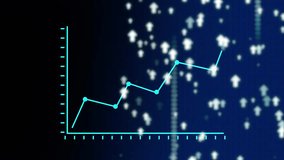 Animation of financial over virus cells. Global business, growth business success technology graph animated. - Powered by Shutterstock - Get 15% off with code: PIKWIZARD15