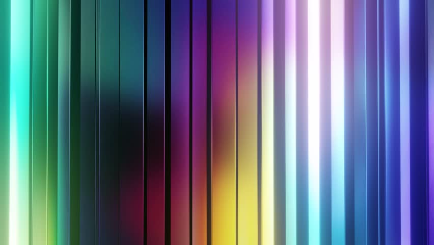 Stripe geometric pattern background rainbow reflection