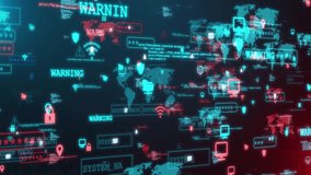 Malware Attack Hacking Code Cybersecurity Threat Ransomware Defense Data - Animation rendering - Powered by Shutterstock - Get 15% off with code: PIKWIZARD15