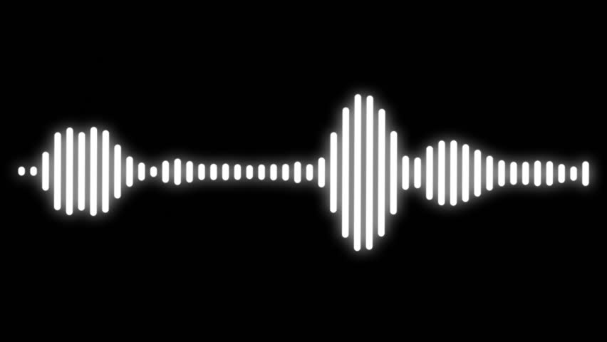 Audio wavefrom. Abstract music waves oscillation, Abstract White on black sound waves background.
Sound wave or frequency, audio visual, audio wave, White audio waveform spectrum animation | Shutterstock HD Video #1110971861