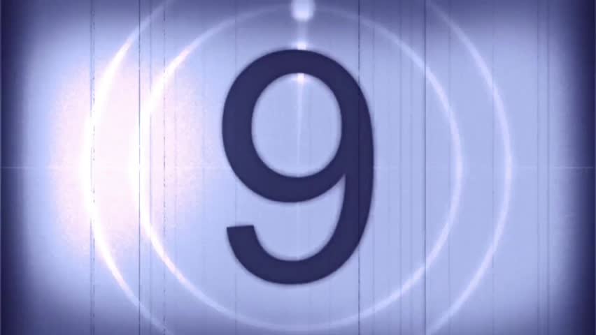 count backwards from nine to one Royalty-Free Stock Footage #1110976207