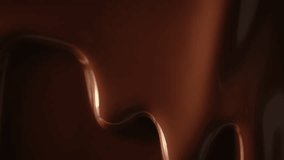 Close-up macro shot seamless dripping hot melted liquid chocolate flows, flowing molten chocolate or dark caramel sauce stream background. Chocolate drip. Confectionery. Pouring chocolate waves - Powered by Shutterstock - Get 15% off with code: PIKWIZARD15